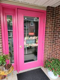 Jayla's Flowers branding on the door